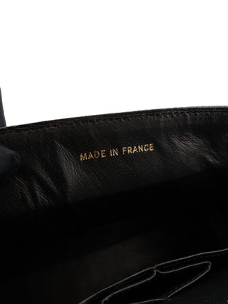 Classic Medium Lizard Skin Double Flap Shoulder Bag