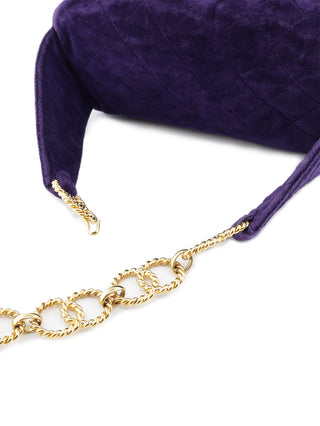 Velvet Quilted Waist Bag