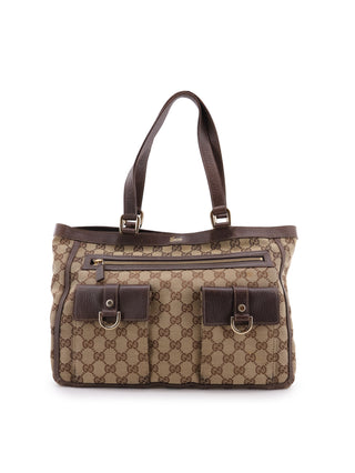 GG Canvas Abbey Tote Bag