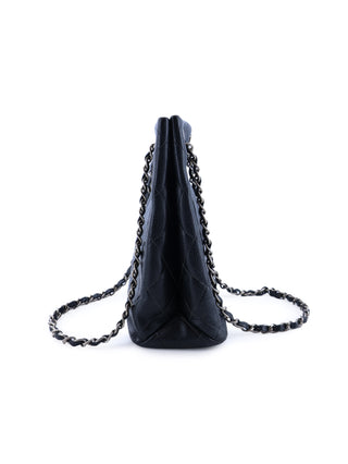 Small Vertical Chain Tote Bag