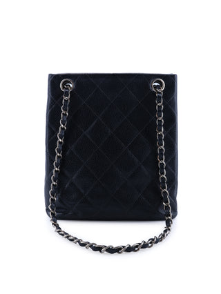 Small Vertical Chain Tote Bag