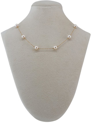 Akoya Pearl Chain Necklace