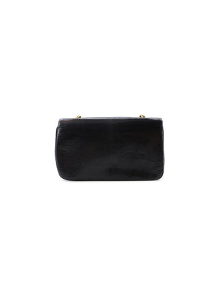 Small Lizard Skin Single Flap Shoulder Bag