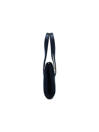 Satin Double Handle Flap Bag