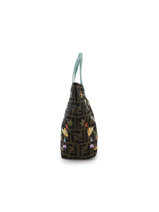 Floral Embroidered Zucca Tote Bag
