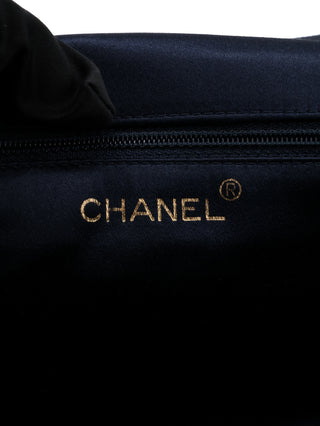 Satin Double Handle Flap Bag