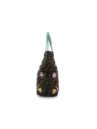 Floral Embroidered Zucca Tote Bag