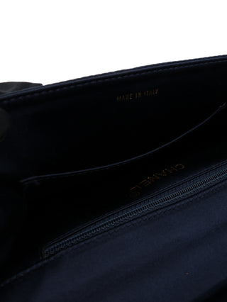 Satin Double Handle Flap Bag