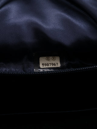 Satin Double Handle Flap Bag