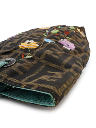 Floral Embroidered Zucca Tote Bag