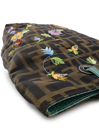 Floral Embroidered Zucca Tote Bag