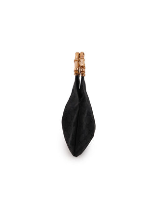 GG Studded Bamboo Handbag