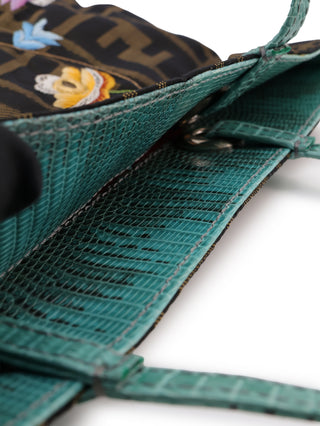 Floral Embroidered Zucca Tote Bag