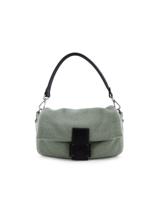 Baguette Knit Shoulder Bag