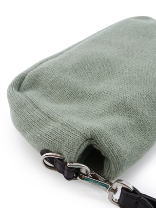 Baguette Knit Shoulder Bag