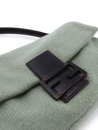 Baguette Knit Shoulder Bag