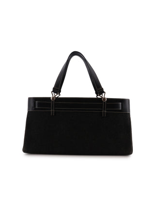Denim Belt Tote Bag