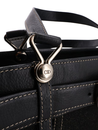 Denim Belt Tote Bag