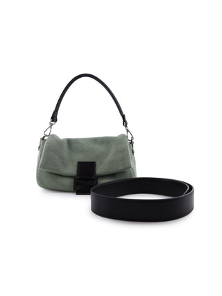 Baguette Knit Shoulder Bag