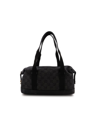 GG Denim Boston Shoulder Bag