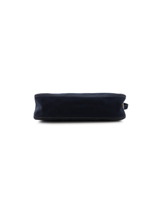 Denim Zip-Top Shoulder Bag