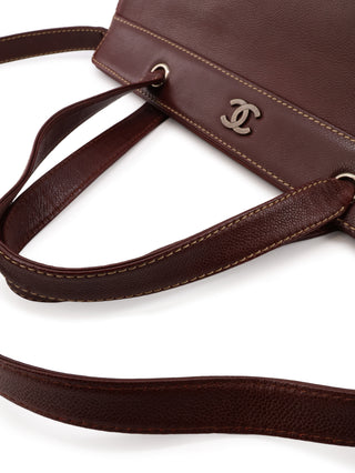 CC Stitch Two-Way Tote Bag