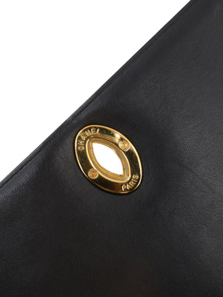 Vertical Quilt Flap Crossbody Bag