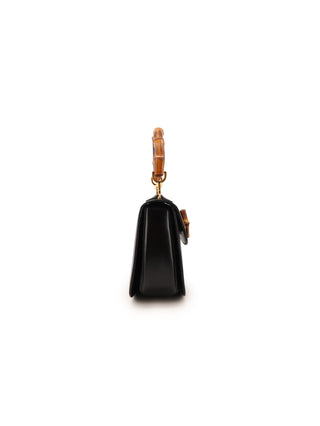 Bamboo 2-Way Top Handle Bag