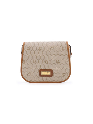 Honeycomb Flap Shoulder Bag
