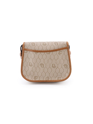 Honeycomb Flap Shoulder Bag