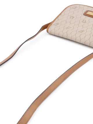 Honeycomb Flap Shoulder Bag