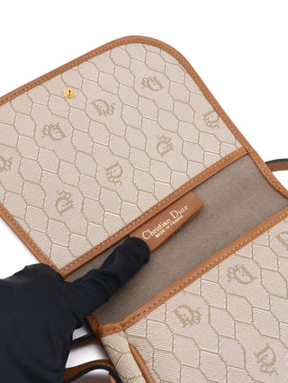 Honeycomb Flap Shoulder Bag