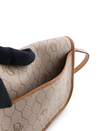Honeycomb Flap Shoulder Bag