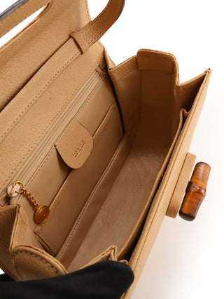 Bamboo Small 2-Way Top Handle Bag