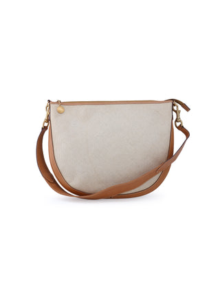Canvas Crescent Hobo Bag