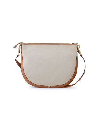 Canvas Crescent Hobo Bag