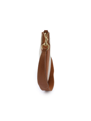 Canvas Crescent Hobo Bag