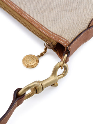 Canvas Crescent Hobo Bag