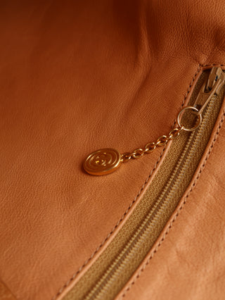 Canvas Crescent Hobo Bag