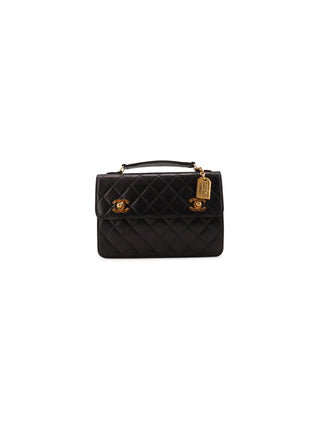 Double CC Turn Lock Flap Bag