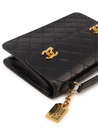 Double CC Turn Lock Flap Bag