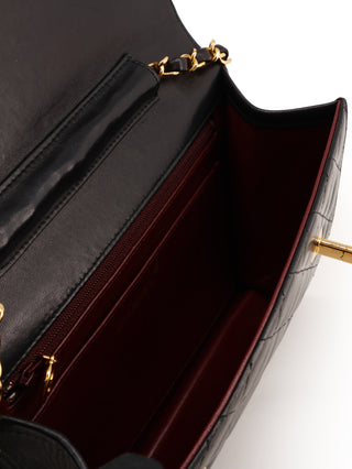 Double CC Turn Lock Flap Bag