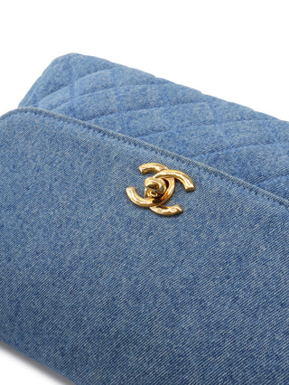 Denim Flap Bag
