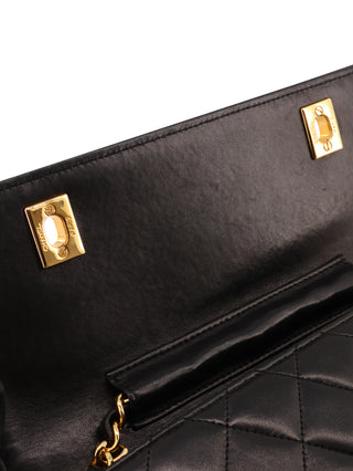 Double CC Turn Lock Flap Bag