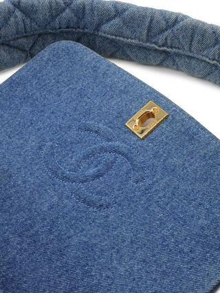 Denim Flap Bag