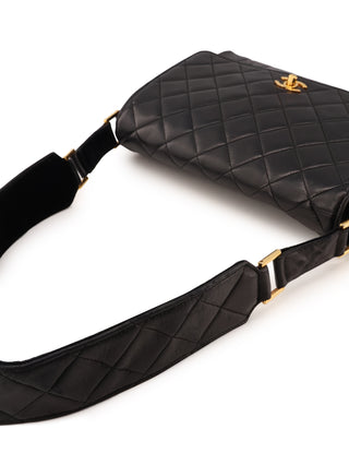 Quilted Flap Shoulder Bag