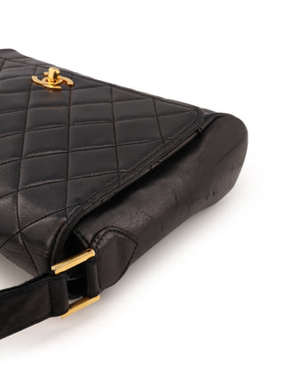 Quilted Flap Shoulder Bag