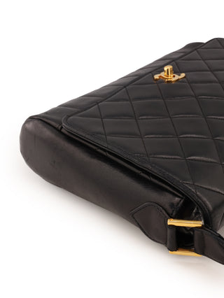 Quilted Flap Shoulder Bag
