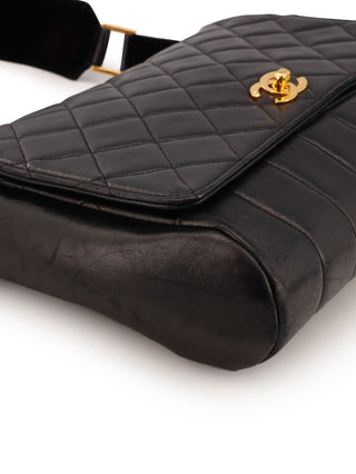 Quilted Flap Shoulder Bag