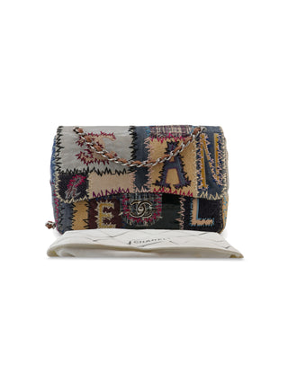 Patchwork Jumbo Classic Flap Shoulder Bag